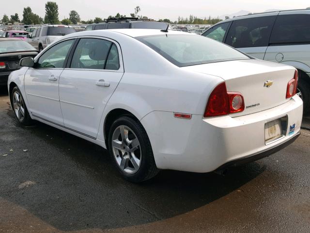 1G1ZC5EB6AF132385 - 2010 CHEVROLET MALIBU 1LT WHITE photo 3