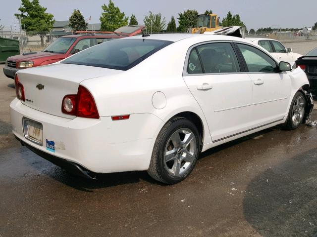 1G1ZC5EB6AF132385 - 2010 CHEVROLET MALIBU 1LT WHITE photo 4
