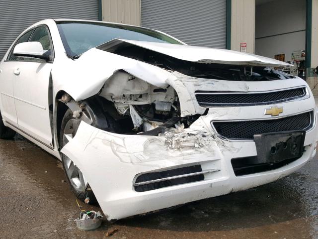 1G1ZC5EB6AF132385 - 2010 CHEVROLET MALIBU 1LT WHITE photo 9