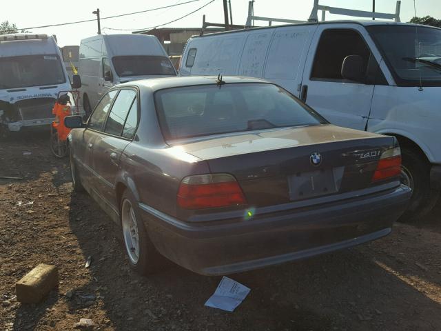 WBAGG834X1DN82610 - 2001 BMW 740 I AUTO BLUE photo 3