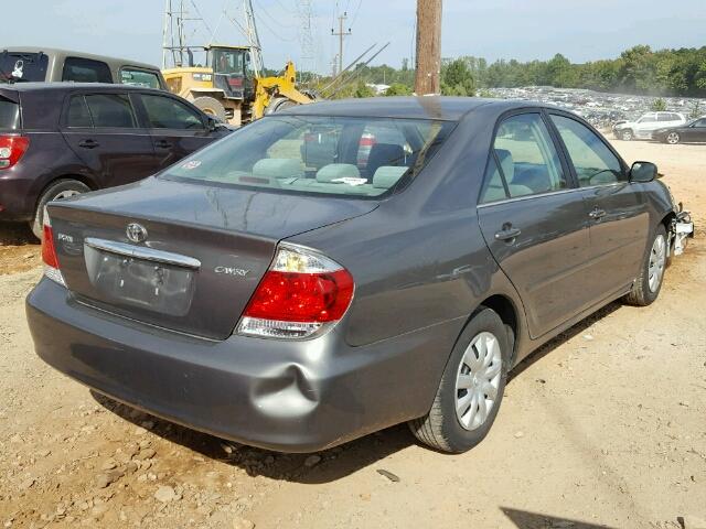 4T1BE32K85U556112 - 2005 TOYOTA CAMRY LE GRAY photo 4