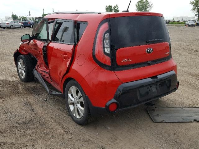 KNDJX3A50E7742019 - 2014 KIA SOUL ! RED photo 3