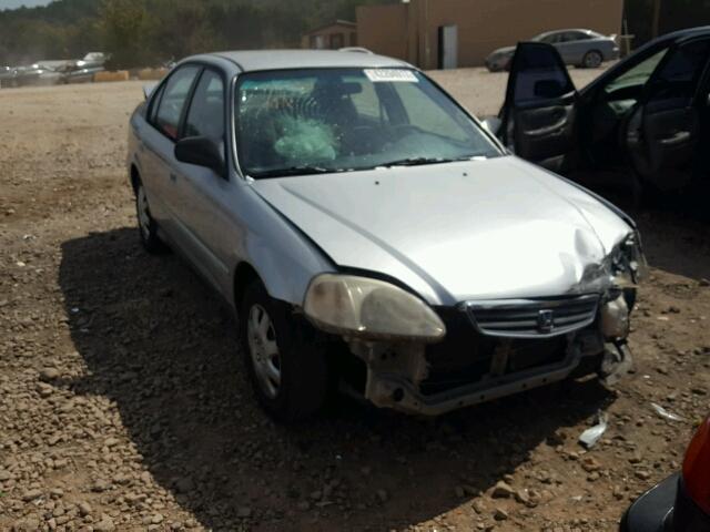 2HGEJ6615YH541656 - 2000 HONDA CIVIC BASE SILVER photo 1