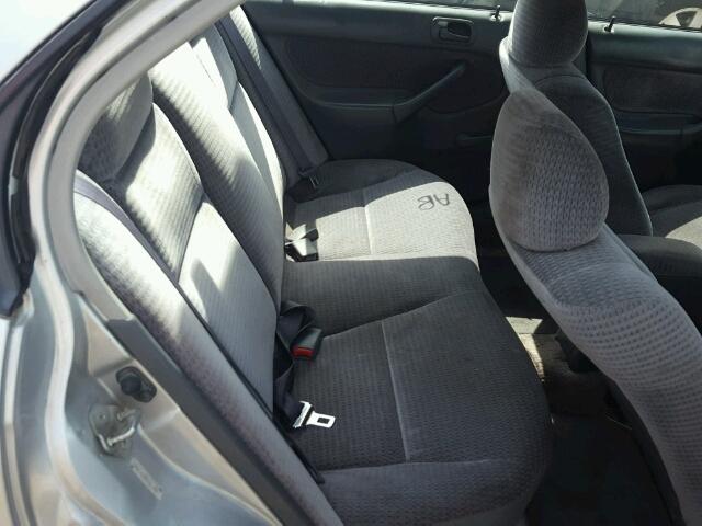2HGEJ6615YH541656 - 2000 HONDA CIVIC BASE SILVER photo 6