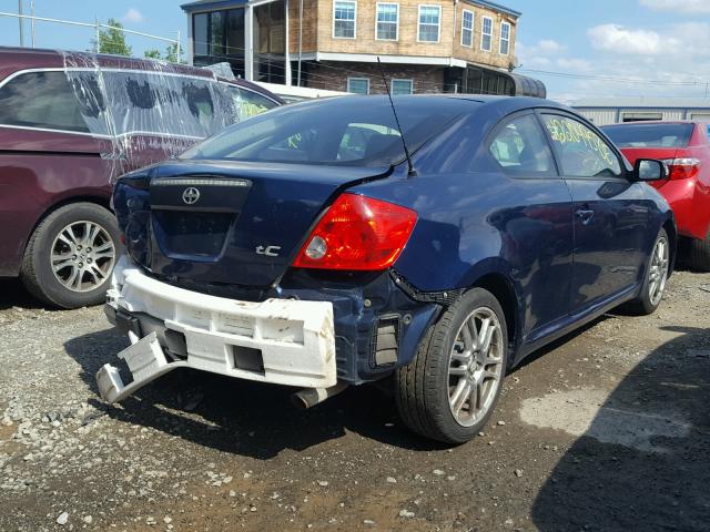 JTKDE167250009747 - 2005 TOYOTA SCION TC ლურჯი ფოტო 4