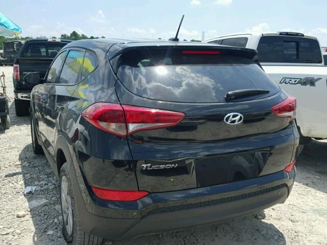 KM8J23A40HU538957 - 2017 HYUNDAI TUCSON SE BLACK photo 3