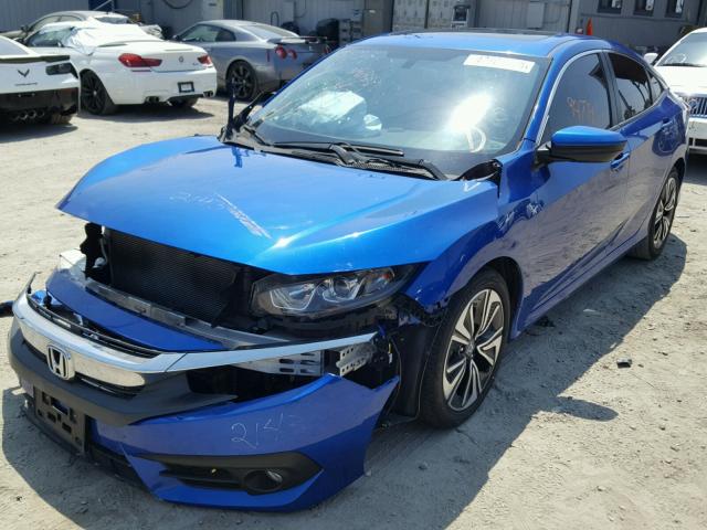 2HGFC1F70GH659893 - 2016 HONDA CIVIC EXL 蓝色 照片 2