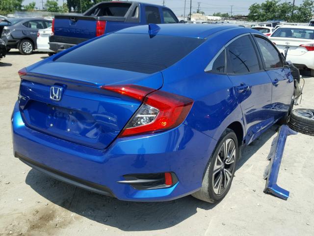 2HGFC1F70GH659893 - 2016 HONDA CIVIC EXL 蓝色 照片 4