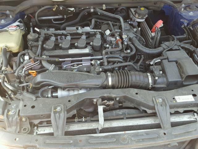 2HGFC1F70GH659893 - 2016 HONDA CIVIC EXL 蓝色 照片 7