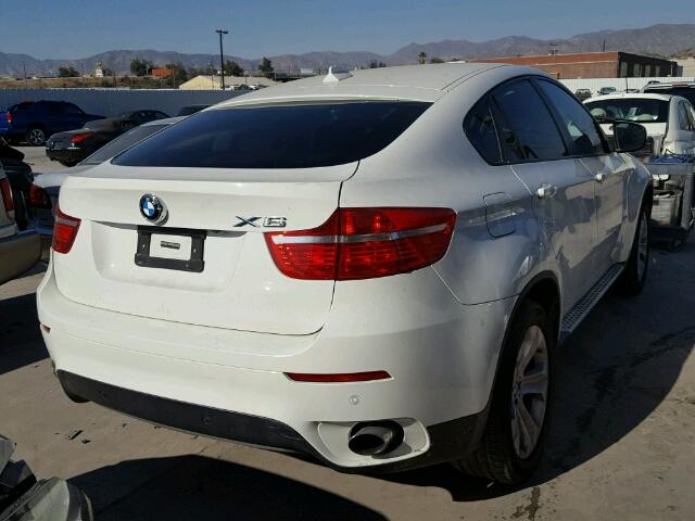 5UXFG2C52BLX08372 - 2011 BMW X6 XDRIVE3 WHITE photo 4