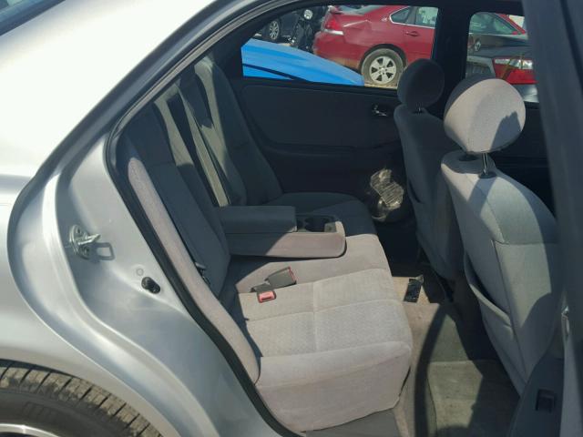 1YVGF22C115201601 - 2001 MAZDA 626 ES SILVER photo 6