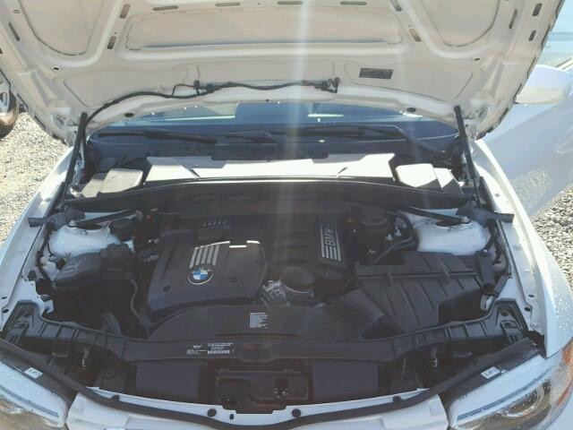 WBAUP7C59DVP25633 - 2013 BMW 128 I WHITE photo 7