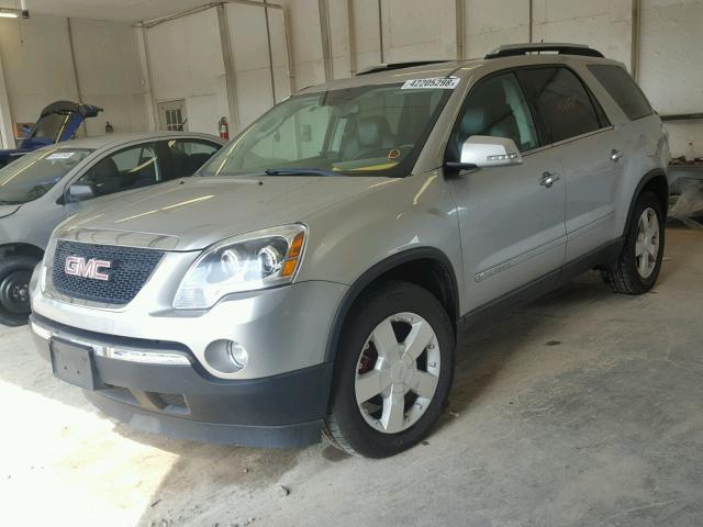 1GKEV33788J236181 - 2008 GMC ACADIA SLT ვერცხლისფერი ფოტო 2
