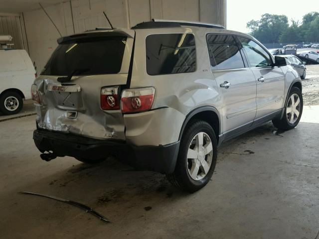 1GKEV33788J236181 - 2008 GMC ACADIA SLT ვერცხლისფერი ფოტო 4
