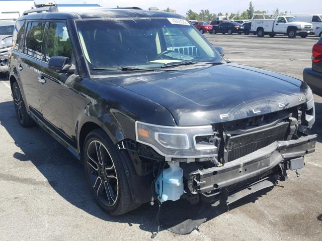 2FMHK6DT3EBD22170 - 2014 FORD FLEX LIMIT BLACK photo 1