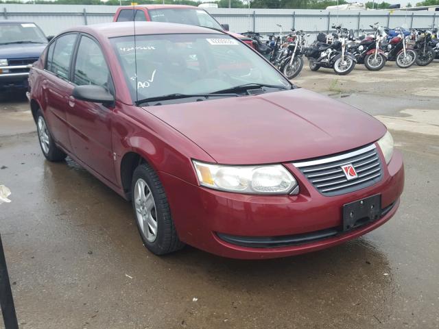 1G8AJ55F86Z111809 - 2006 SATURN ION LEVEL MAROON photo 1
