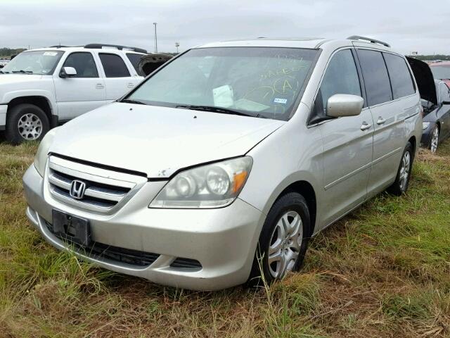 5FNRL38767B141524 - 2007 HONDA ODYSSEY EX GOLD photo 2