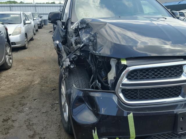 1C4SDJDT5DC648817 - 2013 DODGE DURANGO CR BLACK photo 10