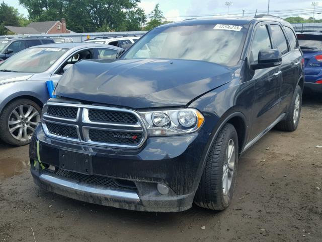 1C4SDJDT5DC648817 - 2013 DODGE DURANGO CR BLACK photo 2