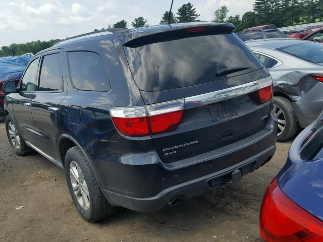 1C4SDJDT5DC648817 - 2013 DODGE DURANGO CR BLACK photo 3