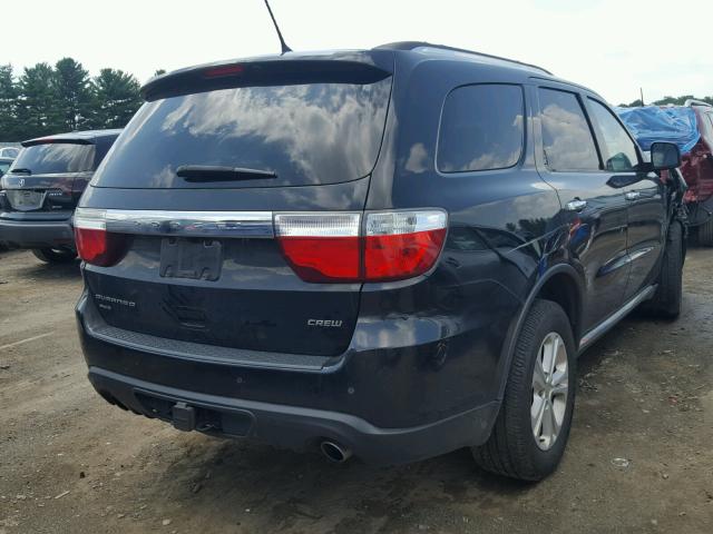 1C4SDJDT5DC648817 - 2013 DODGE DURANGO CR BLACK photo 4