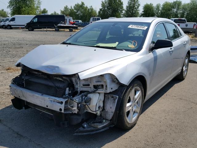 1G1ZA5E06CF352844 - 2012 CHEVROLET MALIBU LS ვერცხლისფერი ფოტო 2