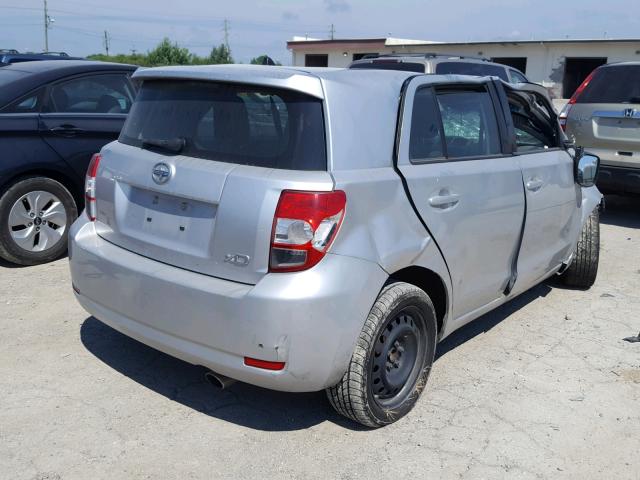 JTKKU4B47B1011720 - 2011 TOYOTA SCION XD SILVER photo 4