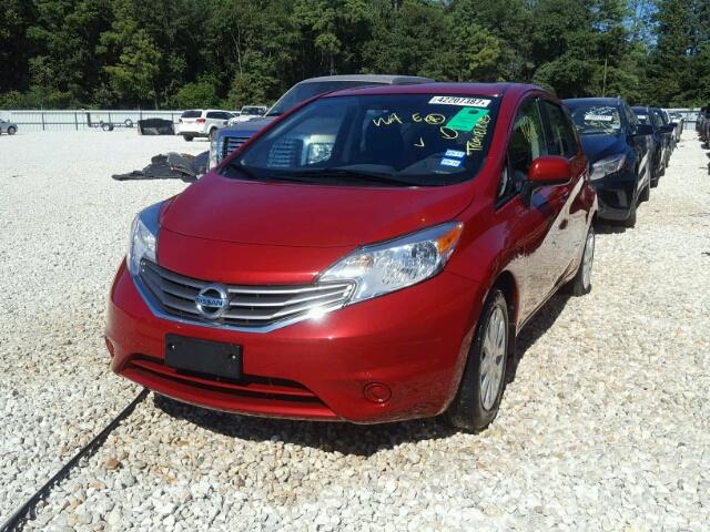 3N1CE2CP4EL371047 - 2014 NISSAN VERSA NOTE RED photo 2