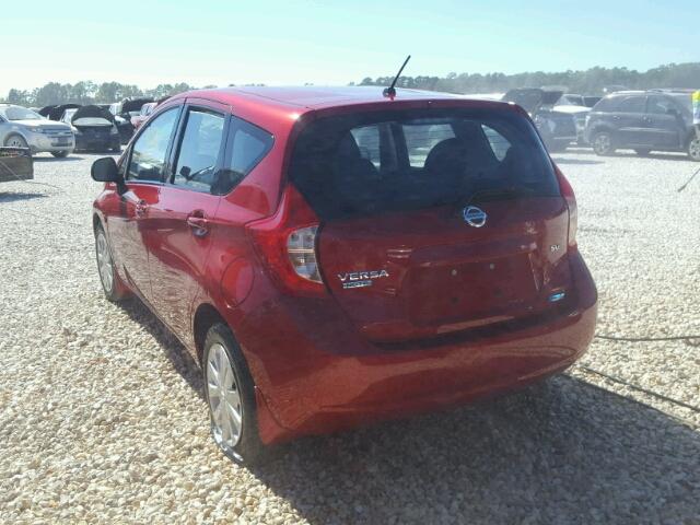 3N1CE2CP4EL371047 - 2014 NISSAN VERSA NOTE RED photo 3