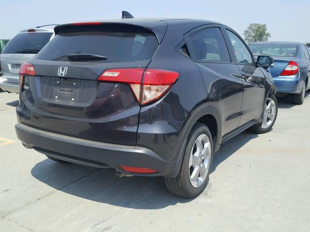 3CZRU5H55HM712385 - 2017 HONDA HR-V EX CHARCOAL photo 4