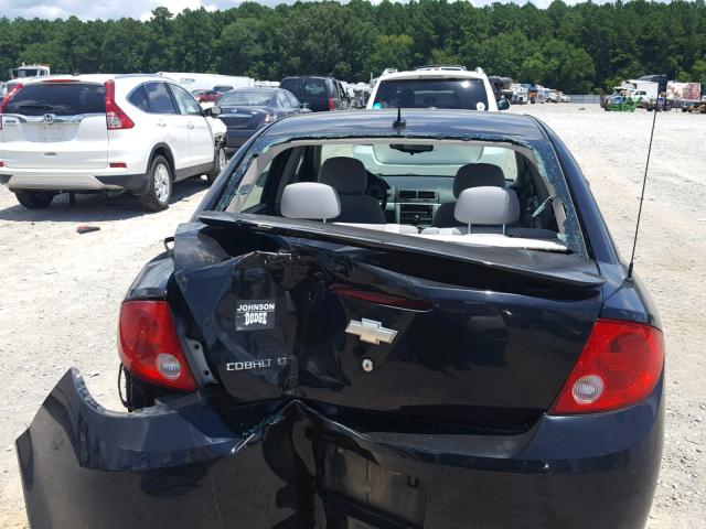 1G1AF5F53A7224514 - 2010 CHEVROLET COBALT 2LT BLACK photo 9