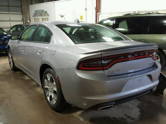 2C3CDXJG9GH294143 - 2016 DODGE CHARGER GRAY photo 3