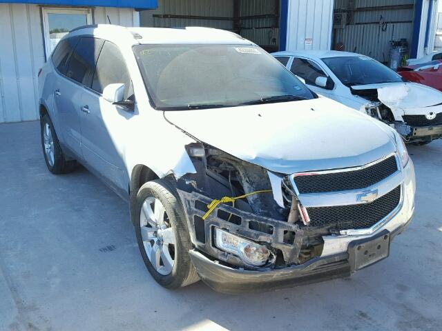 1GNKRGED9CJ366693 - 2012 CHEVROLET TRAVERSE L SILVER photo 1