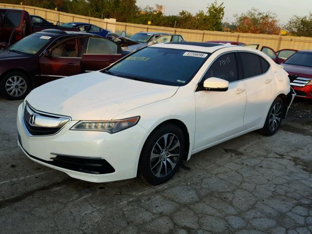 19UUB1F32GA012353 - 2016 ACURA TLX WHITE photo 2