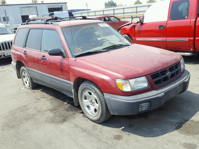 JF1SF6359YG704319 - 2000 SUBARU FORESTER L RED photo 1