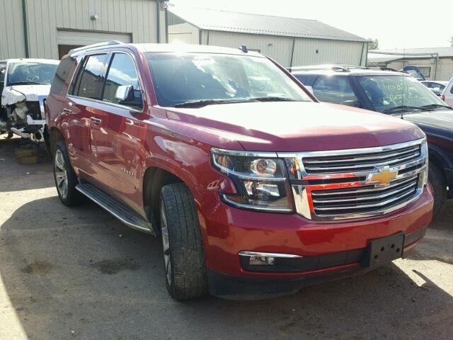 1GNSKCKC5FR150340 - 2015 CHEVROLET TAHOE RED photo 1