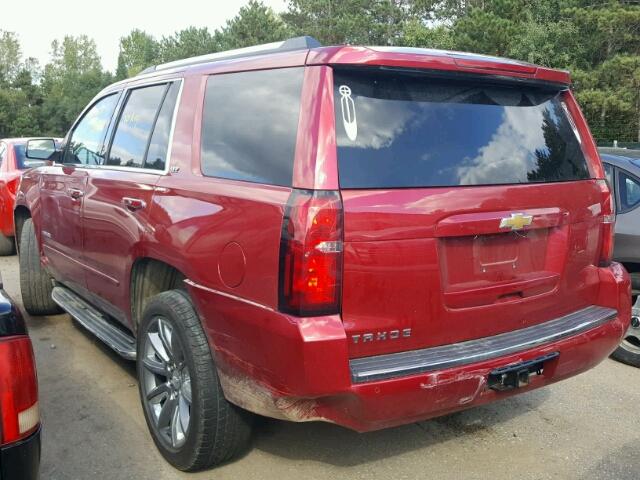 1GNSKCKC5FR150340 - 2015 CHEVROLET TAHOE RED photo 3