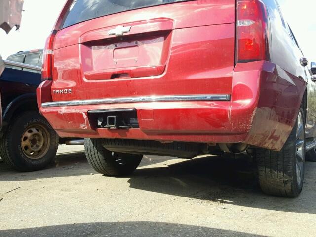 1GNSKCKC5FR150340 - 2015 CHEVROLET TAHOE RED photo 9