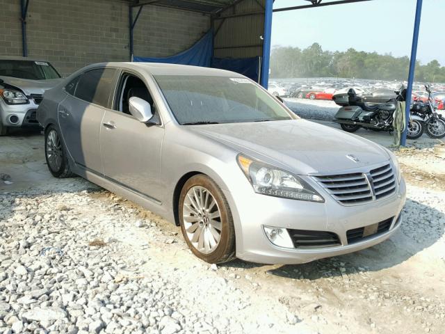 KMHGH4JH9EU077092 - 2014 HYUNDAI EQUUS SIGN SILVER photo 1