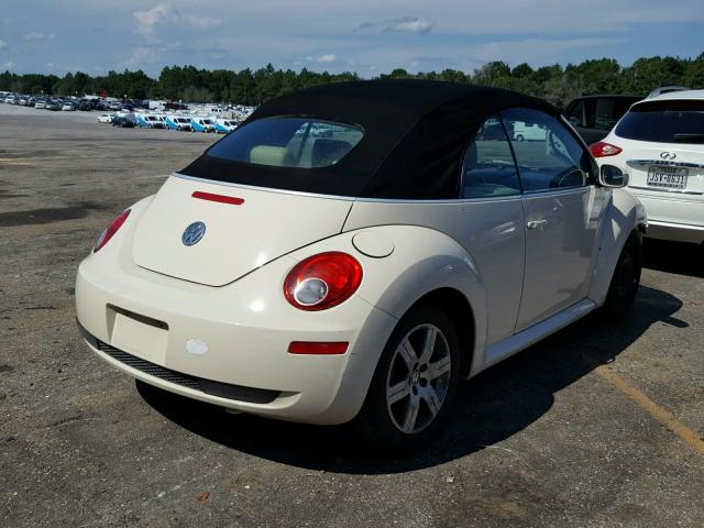 3VWRF31Y16M309197 - 2006 VOLKSWAGEN NEW BEETLE CREAM photo 4