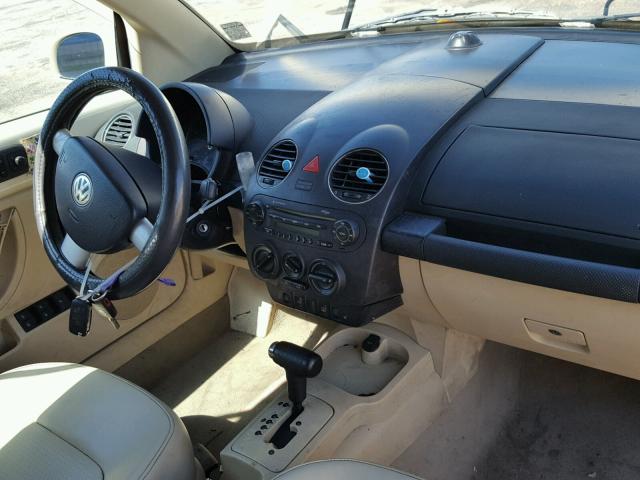 3VWRF31Y16M309197 - 2006 VOLKSWAGEN NEW BEETLE Krem foto 9