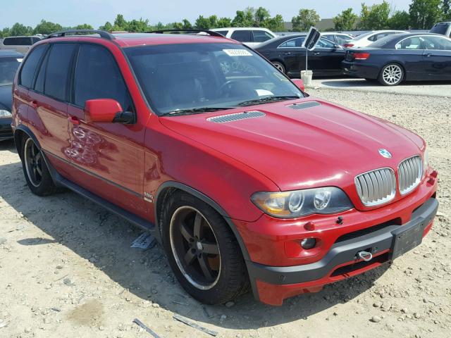 5UXFA93595LE83434 - 2005 BMW X5 4.8IS RED photo 1