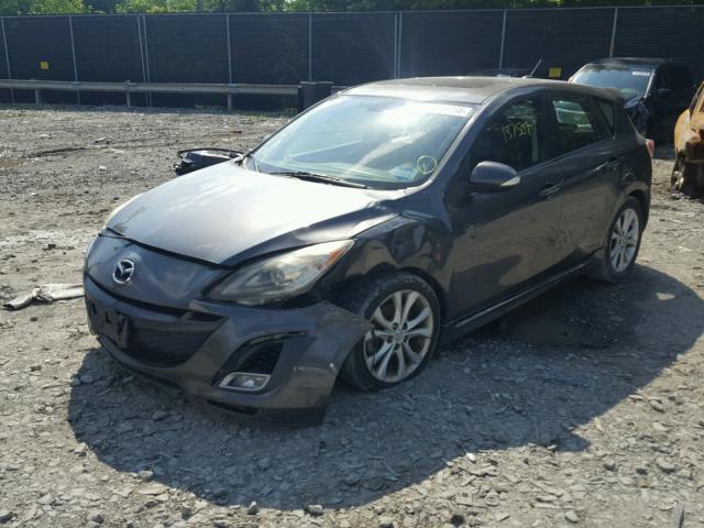 JM1BL1H6XA1187211 - 2010 MAZDA 3 S GRAY photo 9