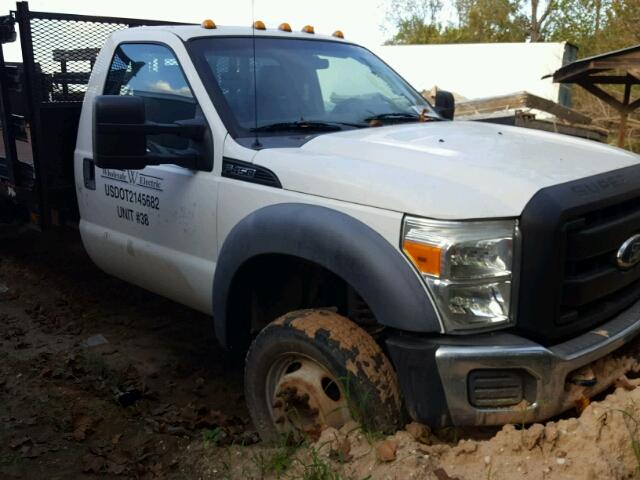 1FDUF4GY5BEB33468 - 2011 FORD F450 SUPER WHITE photo 1