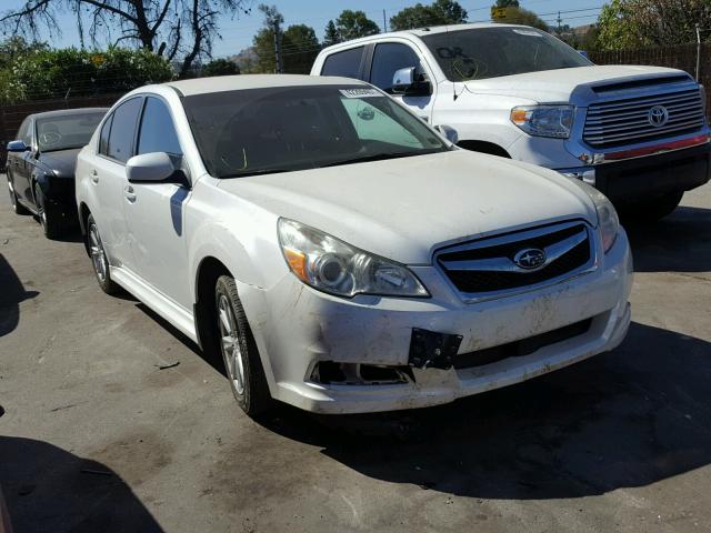 4S3BMBC66B3219104 - 2011 SUBARU LEGACY 2.5 WHITE photo 1