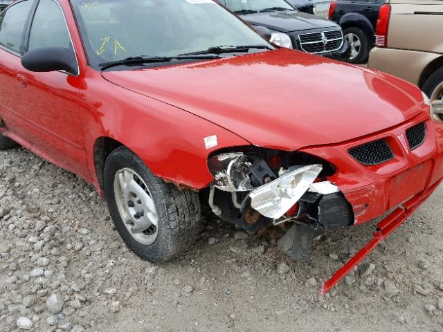 1G2NE52F63C213189 - 2003 PONTIAC GRAND AM S წითელი ფოტო 9