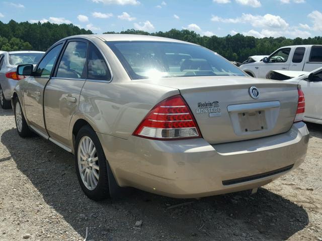 1MEFM42126G616373 - 2006 MERCURY MONTEGO PR 金色 照片 3