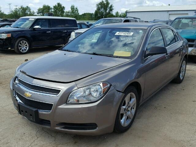 1G1ZB5E18BF111730 - 2011 CHEVROLET MALIBU LS GRAY photo 2