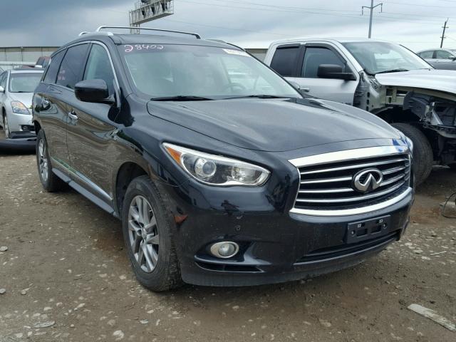 5N1AL0MM9EC525472 - 2014 INFINITI QX60 BLACK photo 1