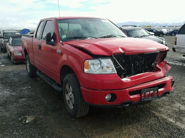 1FTRX14W66FA14949 - 2006 FORD F150 RED photo 1